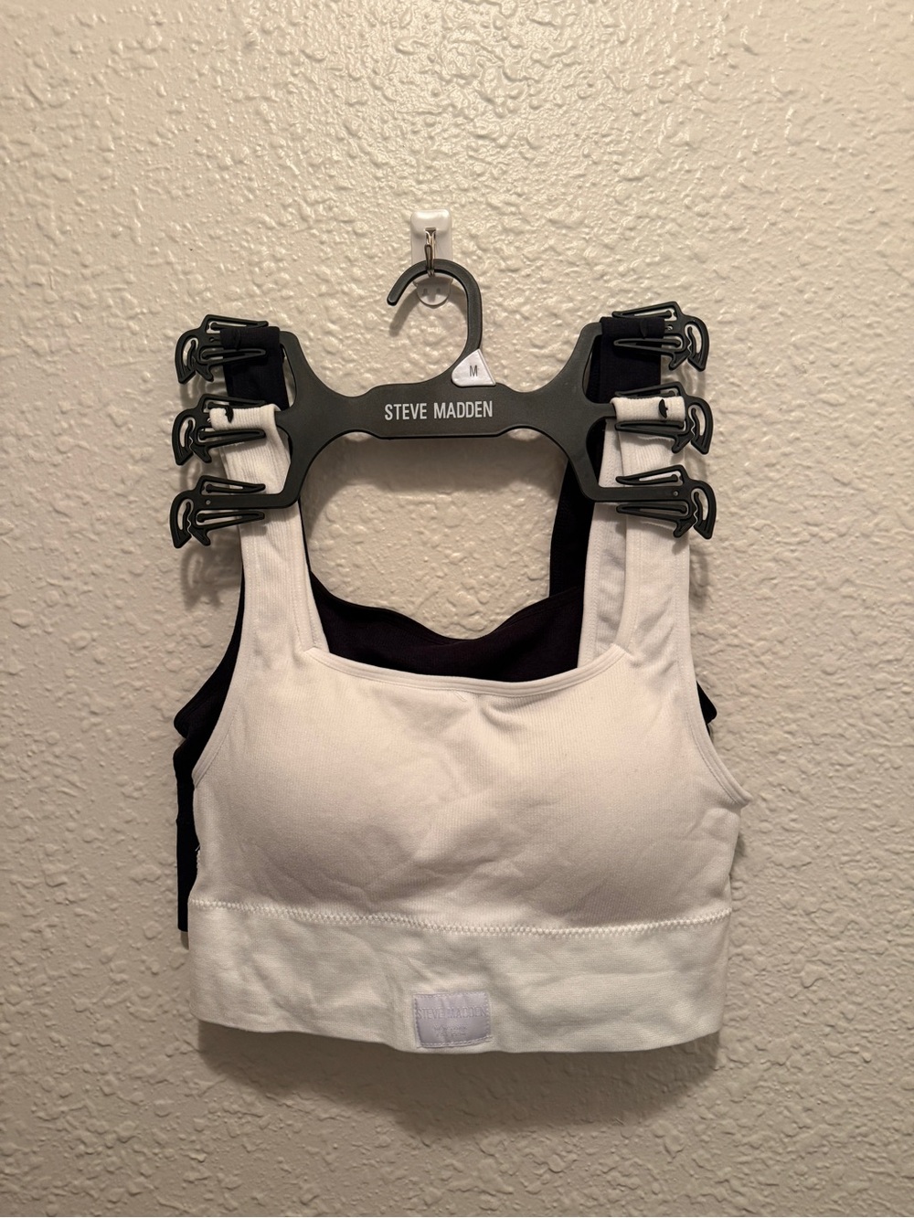 Steve Madden White Crop Tank Top NEW